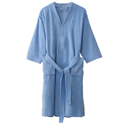 英夫仕纯棉浴袍男女成人可穿浴巾