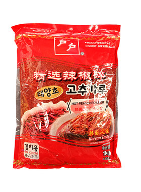 韩式辣椒碎烧烤调料户户辣白菜用