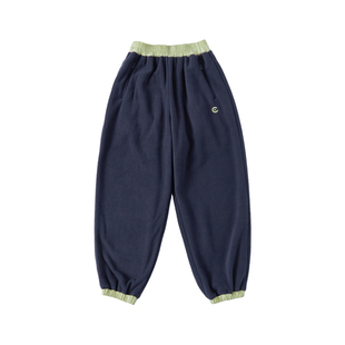 cicochild26年春季新款中大女童亲子装摇粒绒卫衣长裤套装抗静电