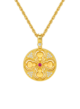 MITHAOL时来运转葫芦项链高级感轻奢小众福禄锁骨链女款2026新款