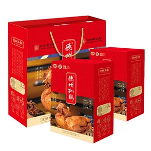 【德州扒鸡旗舰店】正宗德州扒鸡礼盒山东特产老字号即食熟食卤味