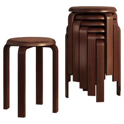 【100%进口橡胶木】家用实木凳子