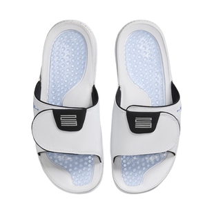 【大码】Nike耐克男JORDAN HYDRO XI白蓝休闲沙滩鞋 FN2452-104