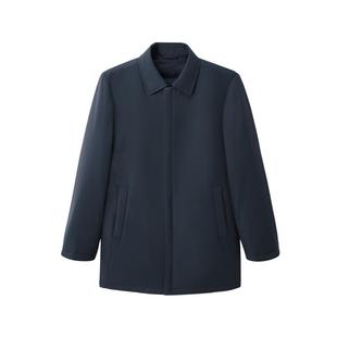 【三防】金利来25秋冬新款男士保暖羽绒服鹅绒翻领加厚中长款外套