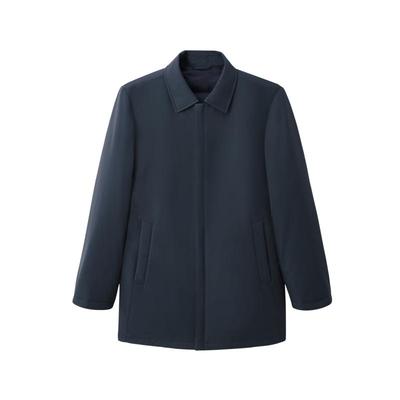 【三防】金利来25秋冬新款男士保暖羽绒服鹅绒翻领加厚中长款外套