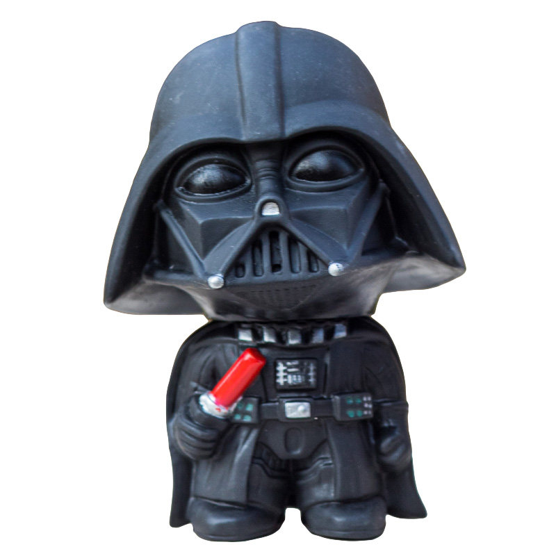 星球大战黑武士手办车载摆件汽车公仔StarWars白色暴风兵玩具潮玩