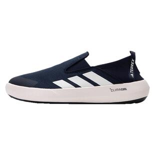 Adidas/阿迪达斯男鞋一脚蹬懒人鞋低帮透气轻便休闲运动鞋JI3503