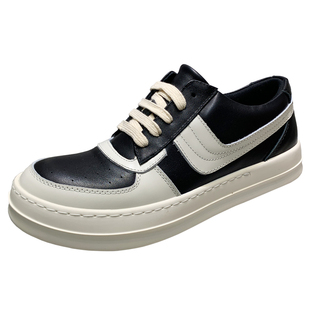 ro大钩子板鞋男情侣潮鞋奶香复古学院风暗黑三角厚底运动休闲鞋子