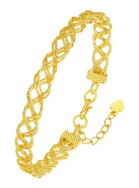 生日礼物送女友周大生几何手镯