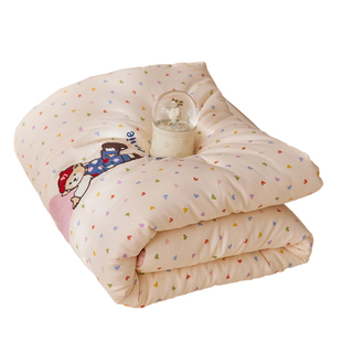 TeenieWeenieA类卡通少女心毛巾绣纯棉被芯全棉春秋被子加厚冬被