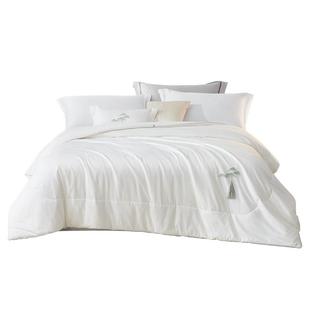 罗莱家纺100桑蚕丝被子60支全棉春秋被二合一被芯四季结婚陪嫁