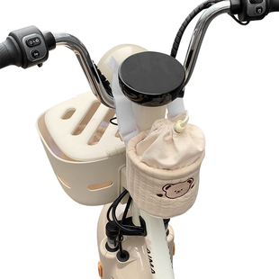 电动车水杯架可爱卡通自行车咖啡饮料架摩托车通用杯架奶茶杯托