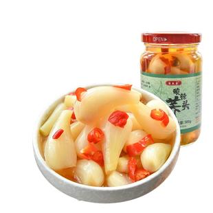广西特产酸辣茭头酸老坛腌制藠头乔头五彩泡七彩灯笼椒大蒜下饭菜
