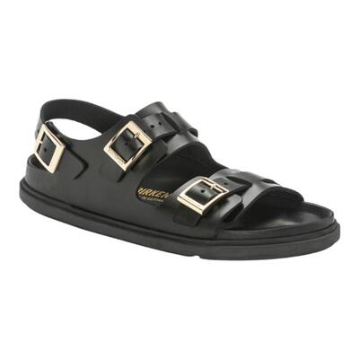 BIRKENSTOCK勃肯牛皮革系踝凉鞋