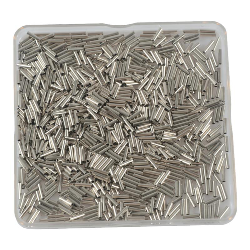 单铜管8mm50个铜卡子夹管穿线管固定管线组制作渔具配件钓鱼用品