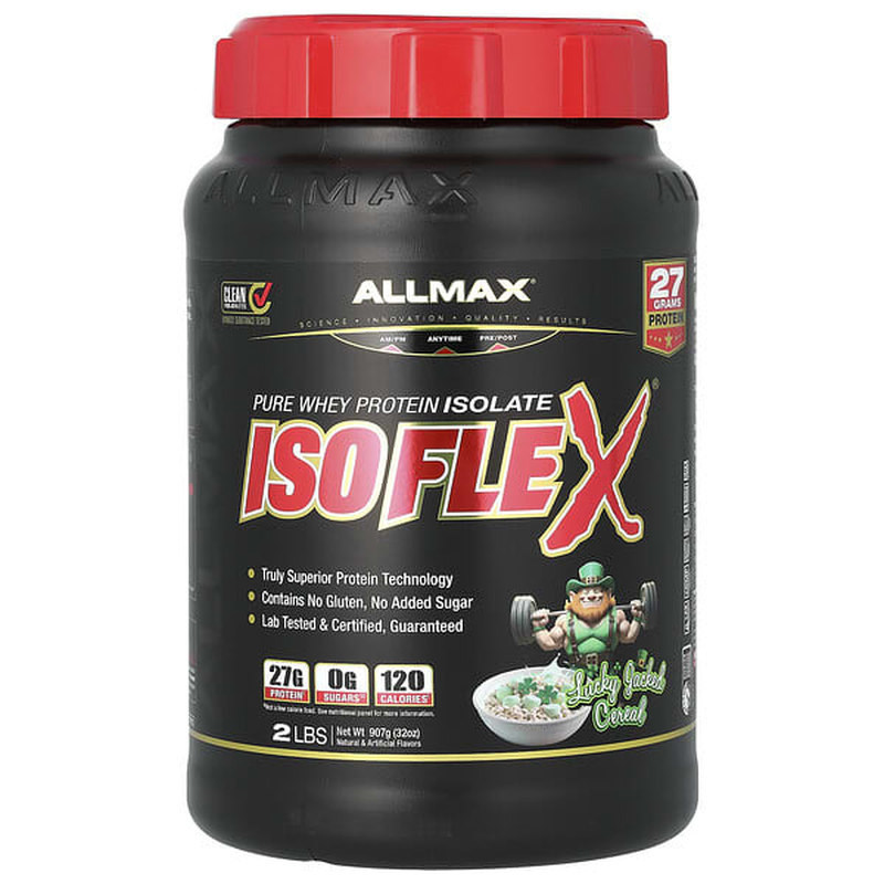 ALLMAX天然纯分离乳清蛋白增肌粉瘦人运动健身90%高蛋白