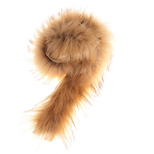 加宽仿貉子毛条帽领 DIY服装辅料羽绒服毛领子单买毛条/帽条/毛边