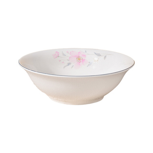 陶瓷斗碗家用吃饭新款金边轻奢斗笠碗老式敞口碗大海碗面碗釉下彩