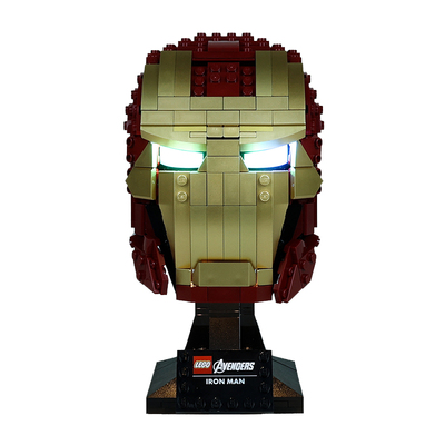 乐高钢铁侠头盔灯光lego76165
