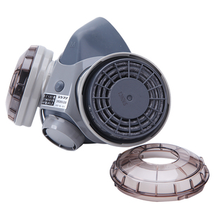 日本重松防尘口罩dr28su2k面罩防烟工业粉尘打磨电焊工防尘罩面具