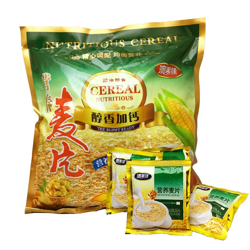 【亏本促销】麦片营养早餐燕麦免煮老人小孩点心零食480克一包