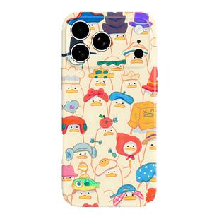 【无鸭不欢】简笔画可爱鸭适用iPhone16/17promax手机壳华为P70苹果13OPPOreon14软vivoS30一加ACE5红米K80