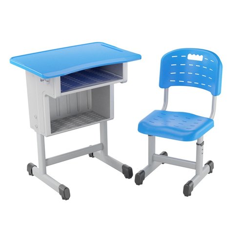 学校课桌椅中小学生培训班辅导班写字桌可升降调节儿童学习桌书桌