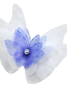 10厘米立体森系指环镀银蝴蝶花戒指仙气配饰品复古宫廷国潮新中式