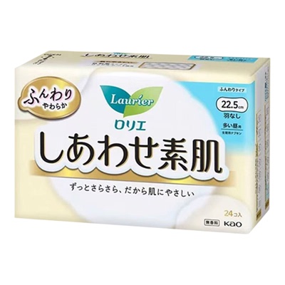 【自营】日本进口花王乐而雅F系列日用卫生巾22.5cm*24片轻薄透气