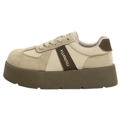 环球官方旗舰店丑萌厚底德训鞋女