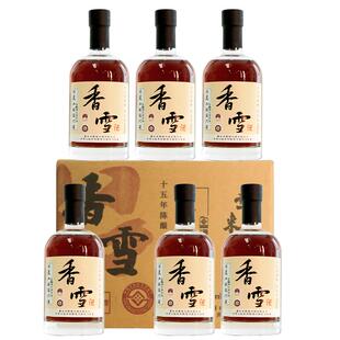 正宗绍兴老黄酒圣塔十五年陈500ml瓶装酒礼盒装花雕酒甜型香雪酒