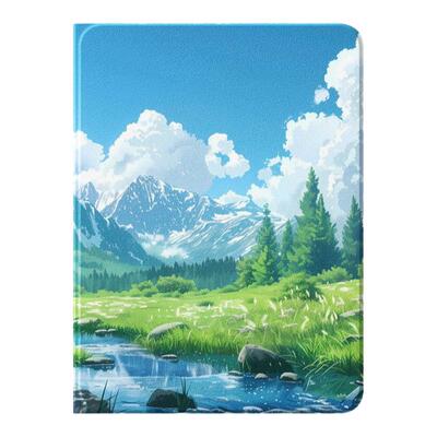 适用苹果ipad平板保护套国风风景