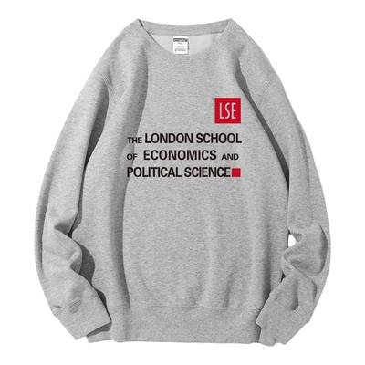 LSE伦敦政经学院加绒圆领卫衣