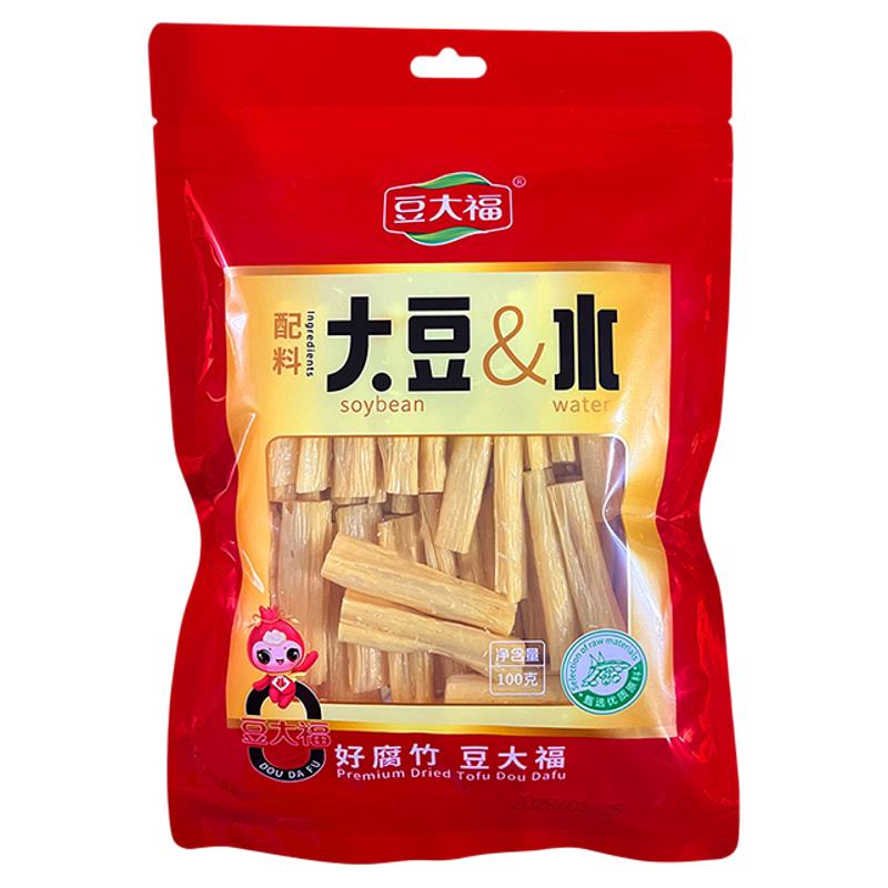 豆大福腐竹干货纯正特级0添加非转基因黄豆头层腐竹段官方旗舰店