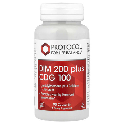 Protocol for Life Balance,DIM 200 Plus CDG 100，90 粒胶囊