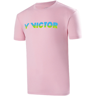 VICTOR威克多胜利羽毛球服男女款比赛训练服短袖运动T恤T-49001