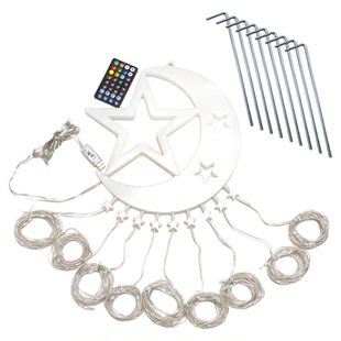 五角星瀑布灯led皮线灯太阳能灯串户外庭院圣诞装饰灯树顶星彩灯