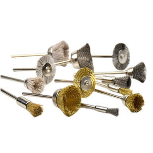 电磨钢丝刷木工抛光刷电动除锈刷头铜丝文玩清理木雕根雕打磨头