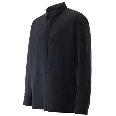 KOLON SPORT可隆软壳衣防泼水防风透湿男士长袖衬衫领夹克