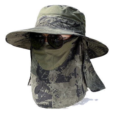 太阳帽男士夏季防晒遮脸面罩户外