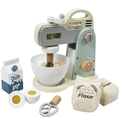 儿童过家家仿真搅拌机木制玩具小厨房宝宝做饭小厨具幼儿生日礼物