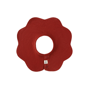 babylove婴儿花瓣围嘴纯棉a类口水巾新生宝宝防吐奶新年辅食围兜