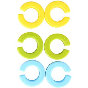 晾衣杆防风固定扣晒衣服彩色硅胶圈室外凉衣架防滑防堆积卡扣神器