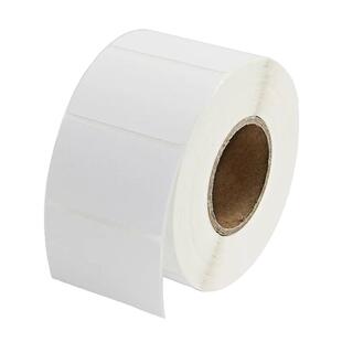 加粘铜版纸标签纸不干胶铜版纸标签纸100 90 80x100条码打印机碳色带卷铜板纸防水+送【碳带小样】