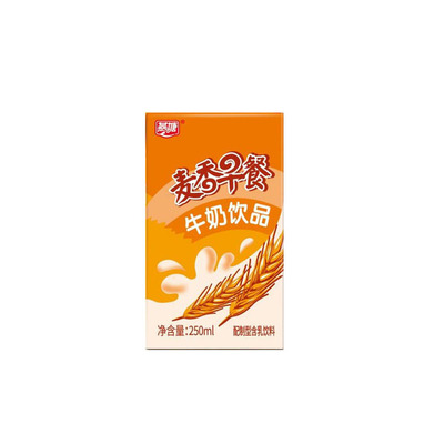 燕塘牛奶麦香味250ml/16盒整箱装