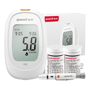 鱼跃血糖测试仪家用高精准582血糖试纸官方旗舰店测量血糖的仪器