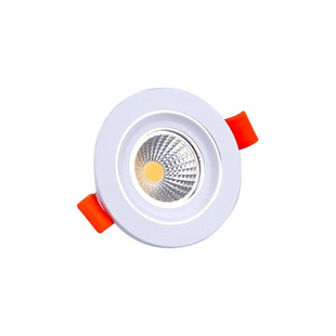 嵌入式led崁灯圆小射灯3W方开孔4.5 5.5cm6公分40 50 55 60mm筒灯