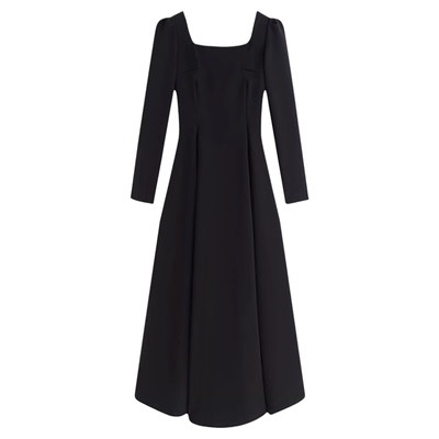 红色长袖连衣裙女【赠运费险】