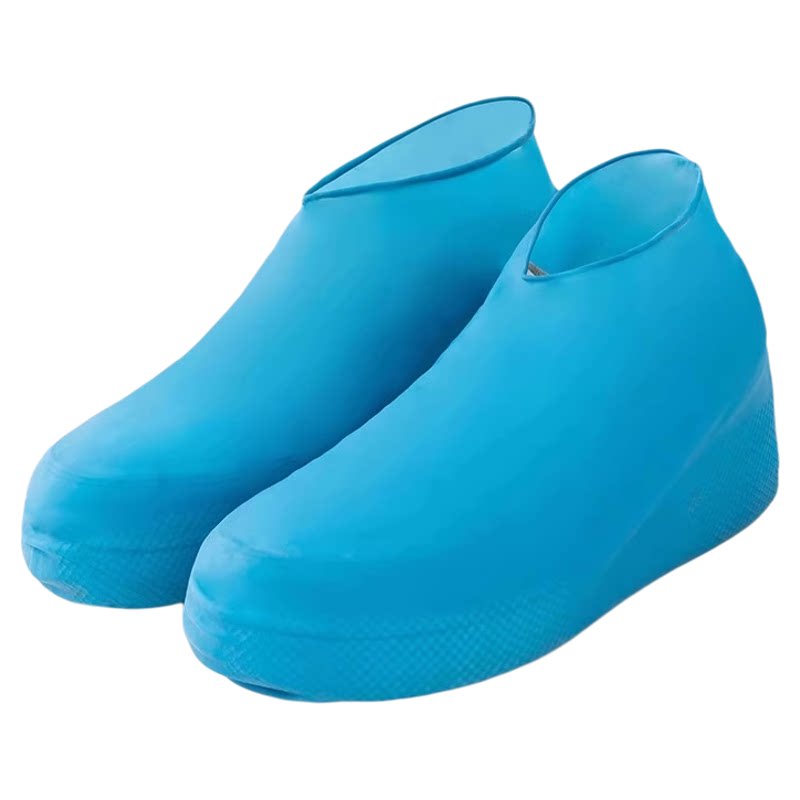 乳胶防水鞋套硅胶防滑雨鞋套加厚耐磨户外防水鞋套防雨男女雨靴套