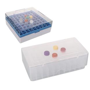 荣码塑料冻存盒 实验室pp/pc细胞冷冻盒 24格/36格/81格/100格带编号EP管盒0.5/1.8/2/5ml离心管收纳盒